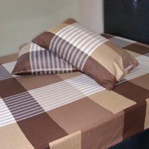 【Victoria】純棉單人床包+枕套二件組 - 典藏