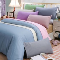 【皮斯佐丹】玩色彩單人床包被套枕套三件組(多色任選)(格紋條紋隨機出貨)