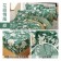 【FITNESS】精梳棉四件式兩用被床包組-花語情嵐(綠) (雙人/加大)