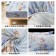 【FITNESS】精梳棉雙人加大床包枕套三件組-嫚花沁語(藍/粉兩色)
