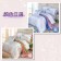 【FITNESS】精梳棉雙人七件式床罩組-安東尼爾(藍/橘兩色)