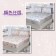 【FITNESS】精梳棉雙人床包枕套三件組-范妮絲(灰紫/粉桔兩色)