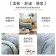 【FITNESS】精梳棉雙人床包+枕套三件組-賈柯梅蒂(藍)